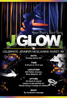 Sweet Sixteen invitation